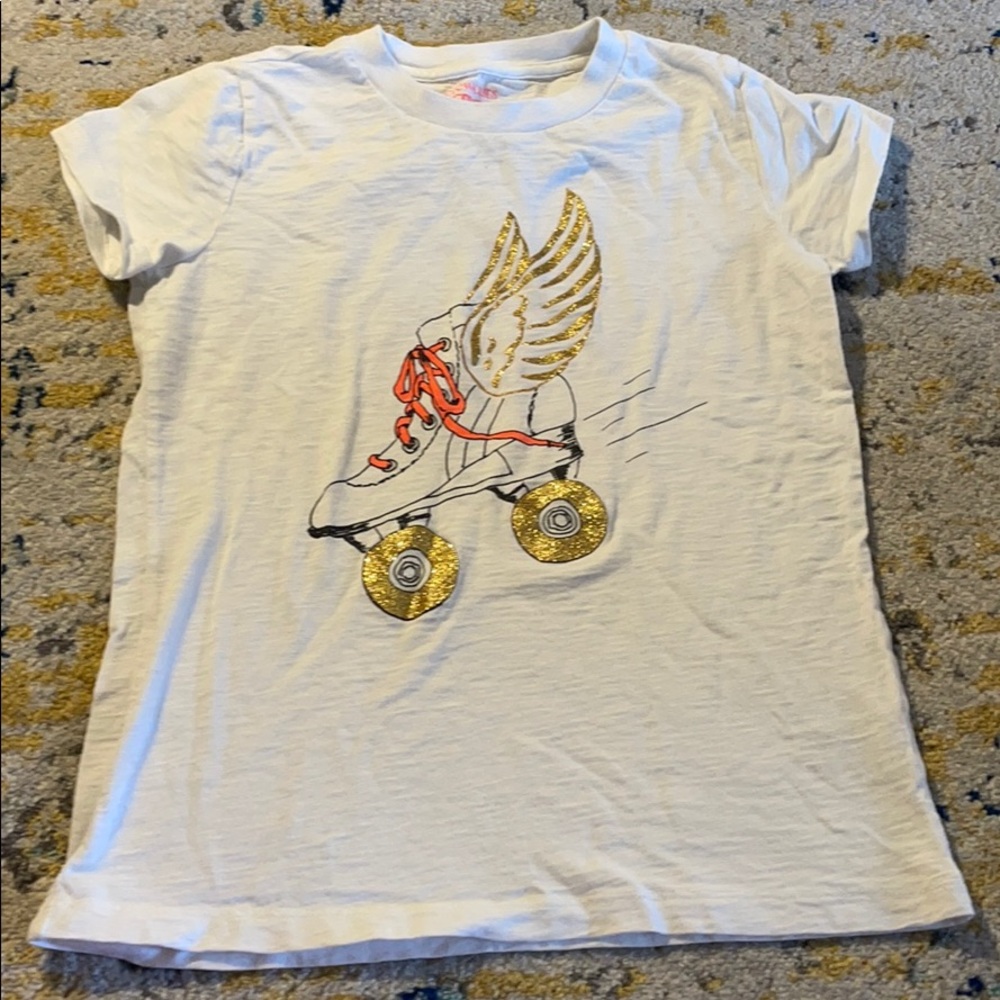 Crewcuts Roller Skate with Angel Wings Tee